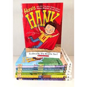 HERE IS HANK Early Chapter Books Series by Henry Winkler vol.1-8 PB SIGNED